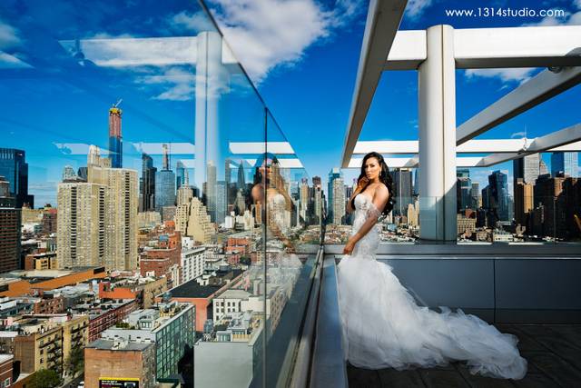 Editorial shot of bride