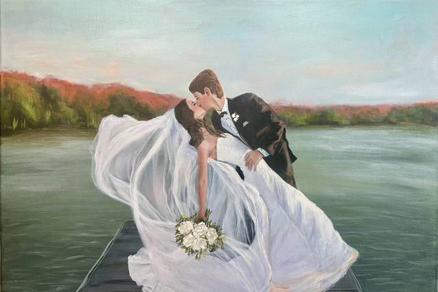 Live Wedding Painting