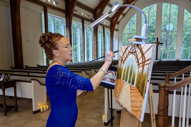 Live Wedding Painting