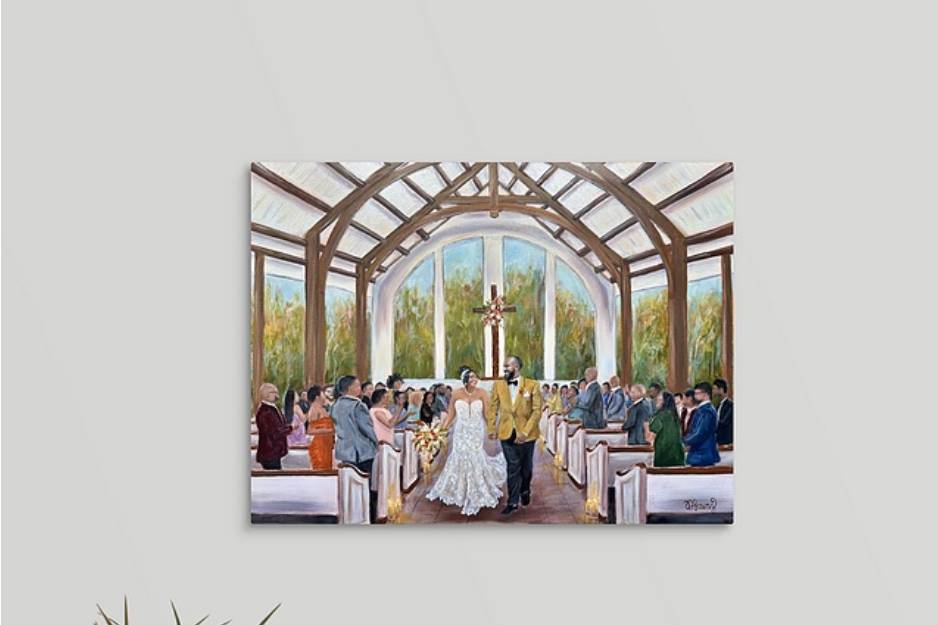 Wedding Painting Heirloom