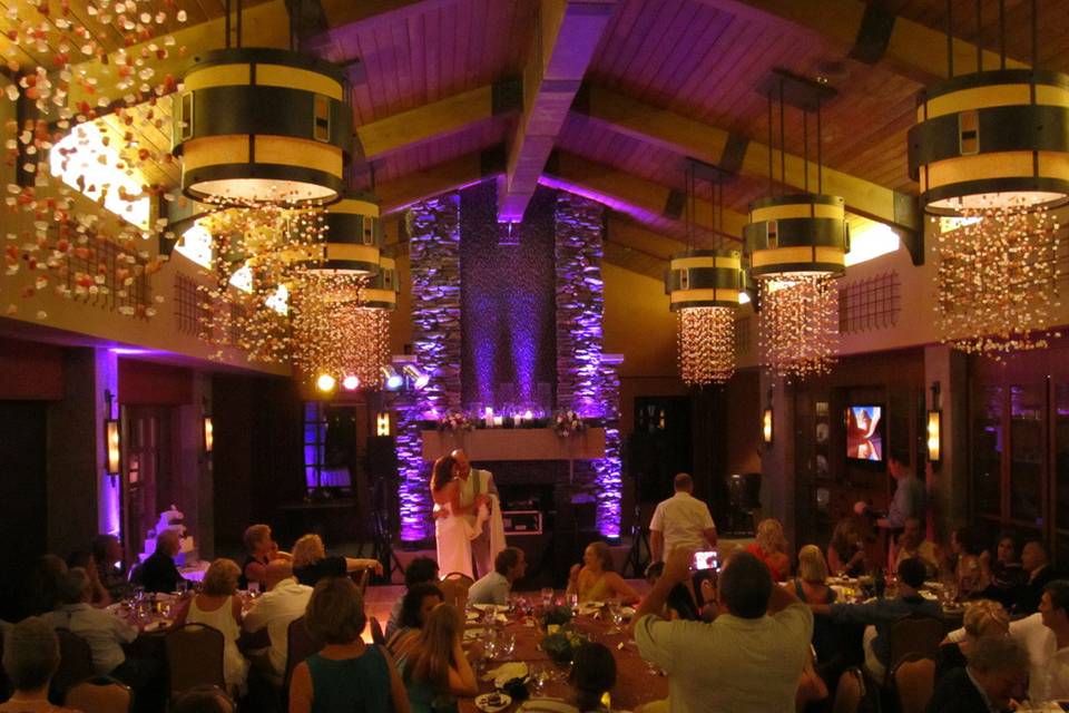 First dance in the private dining room at Cayton's Restaurant, Ritz-Carlton, Dove Mountain.