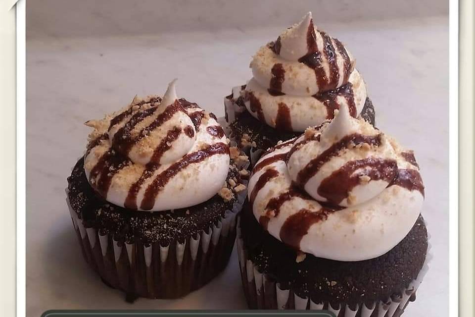 S'mores cupcakes