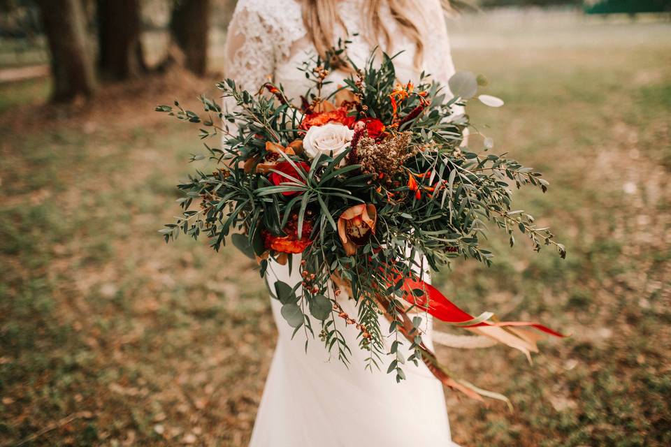 Lively Bridal Bouquets