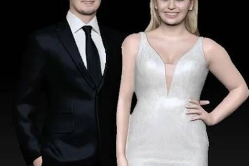 The happy couple