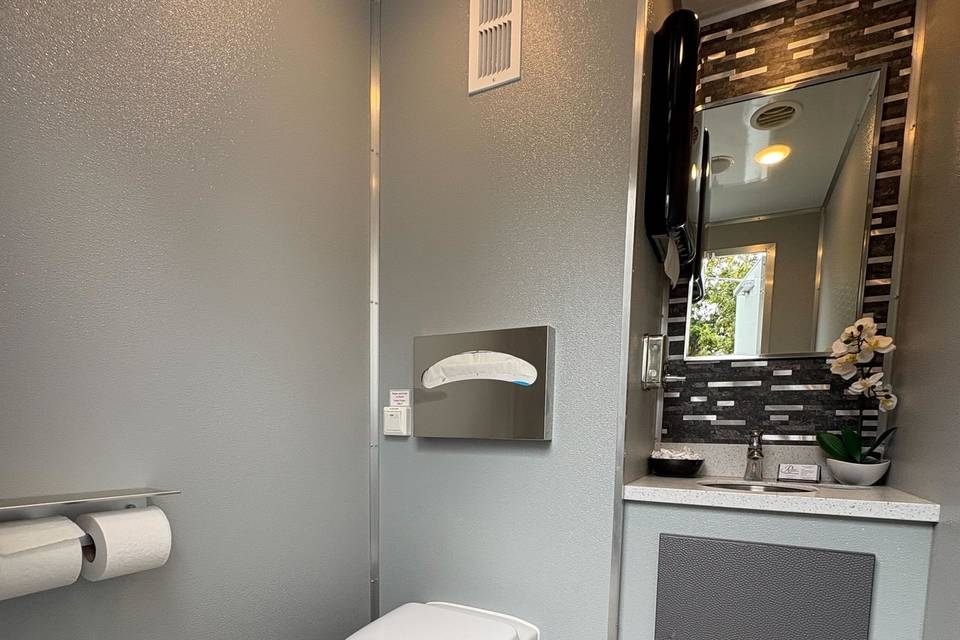 ADA Compliant female stall