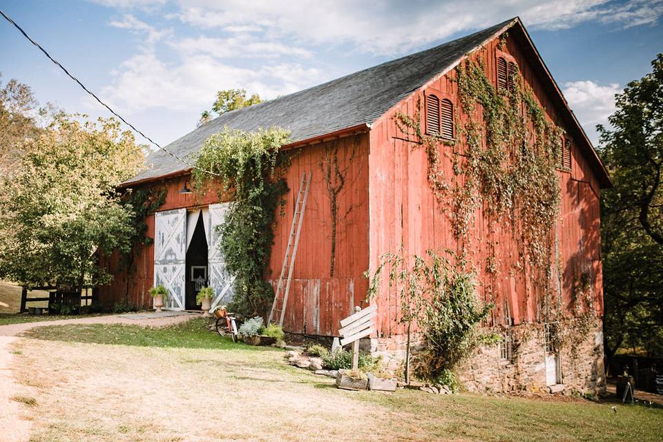 Entrance to barn