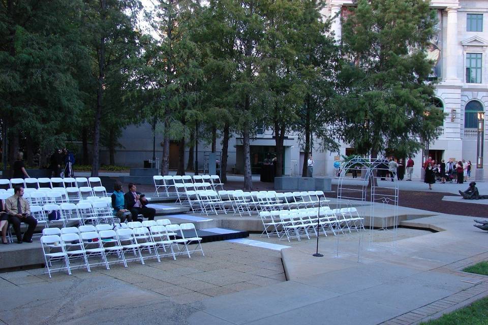 Ceremony set-up