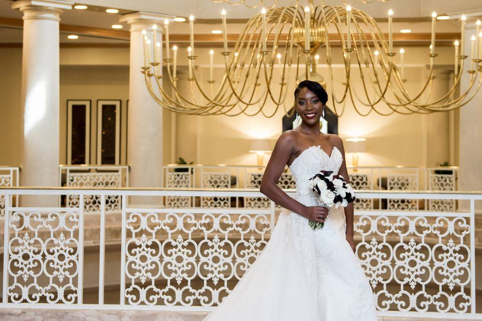 Wedding aisle and altar