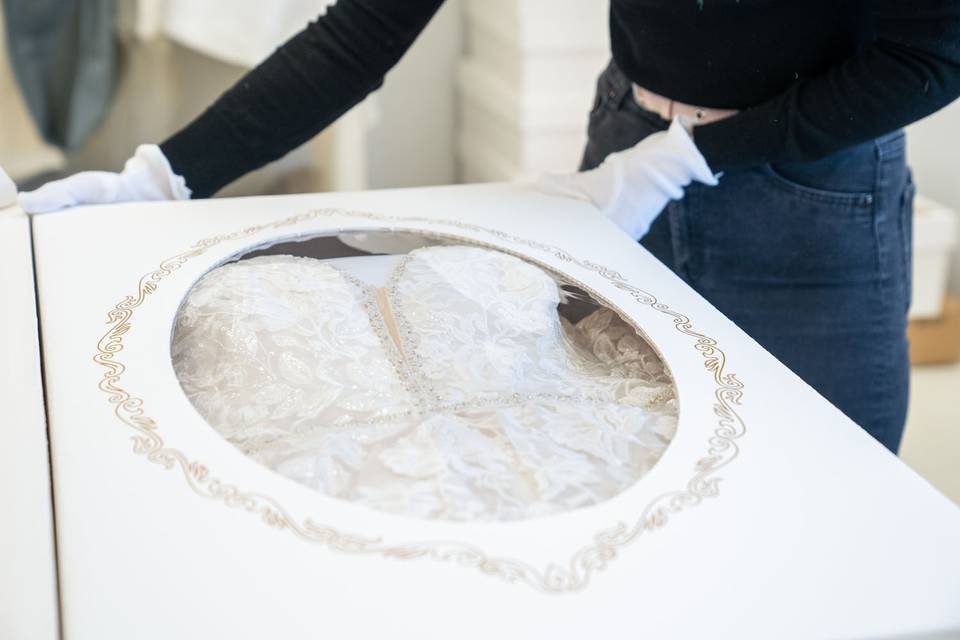 Preserving a gown