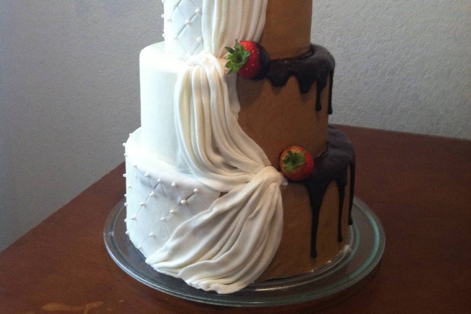 Bride and Groom Cake