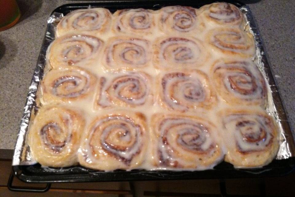 Glazed Cinnamon Buns