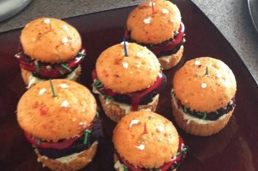 Burger Cupcakes