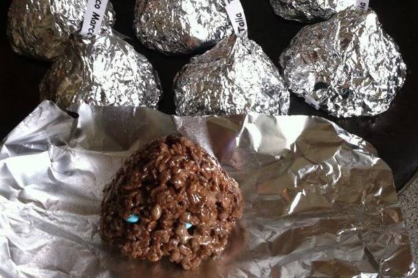 Personalized Rice Krispy Kiss