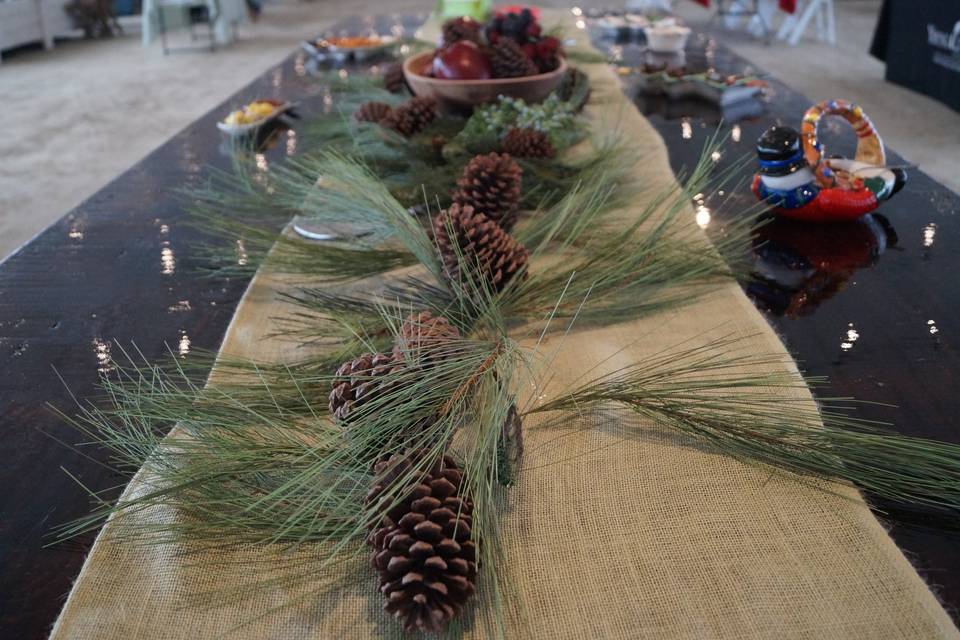Pine cone decorations
