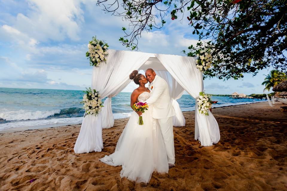 Intimate Beach Wedding