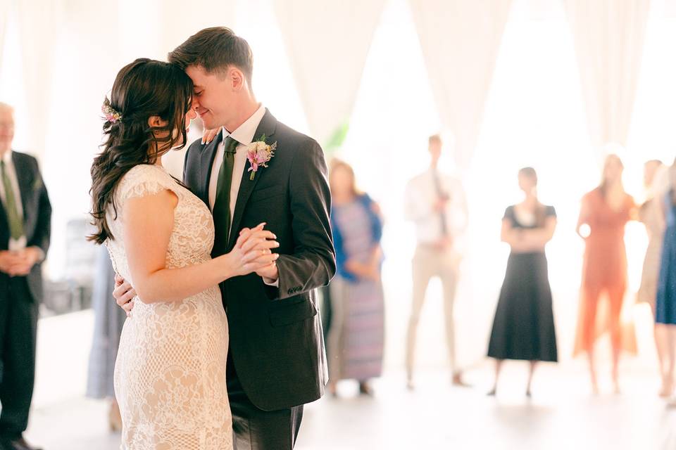 Bright beautiful dance floor