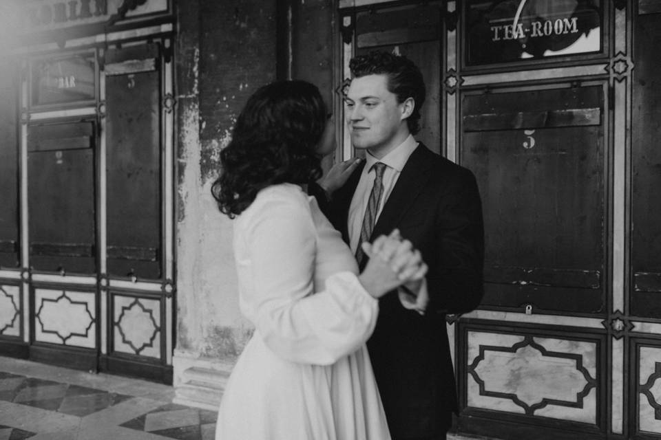 Venice sunrise elopement