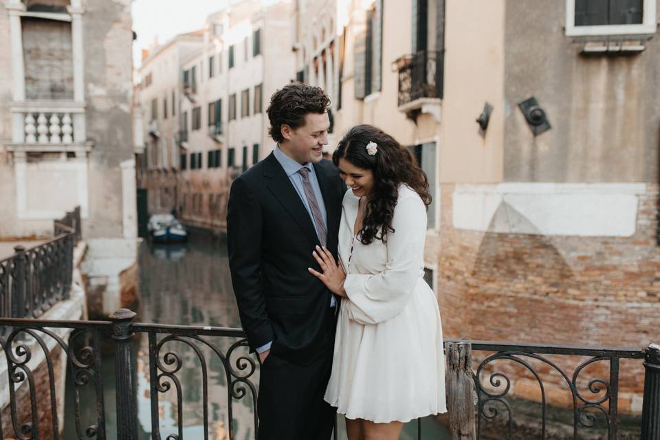 Venice sunrise elopement