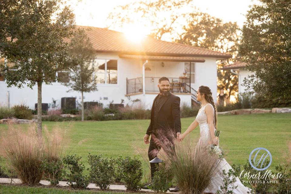 Newlywed portrait