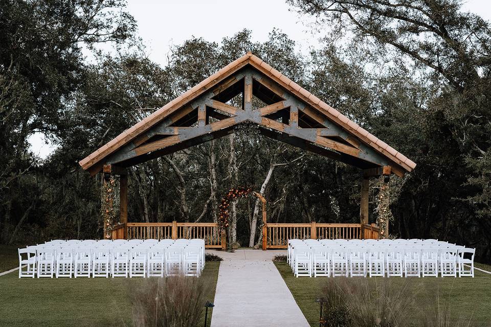 Ceremony setup