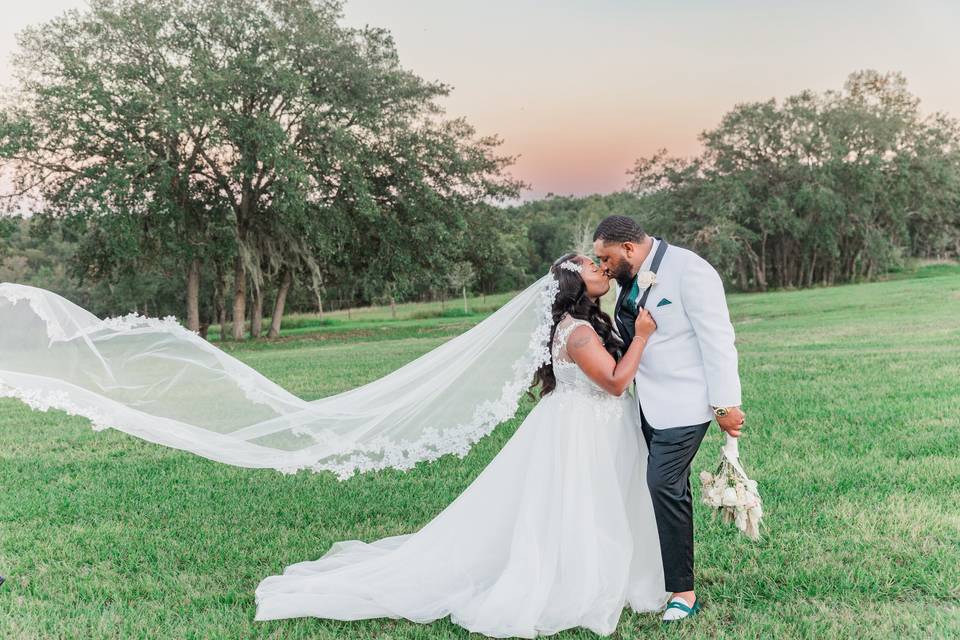 Veil shot at sunset