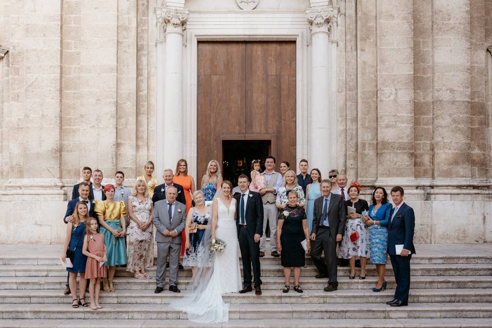Catholic wedding in puglia