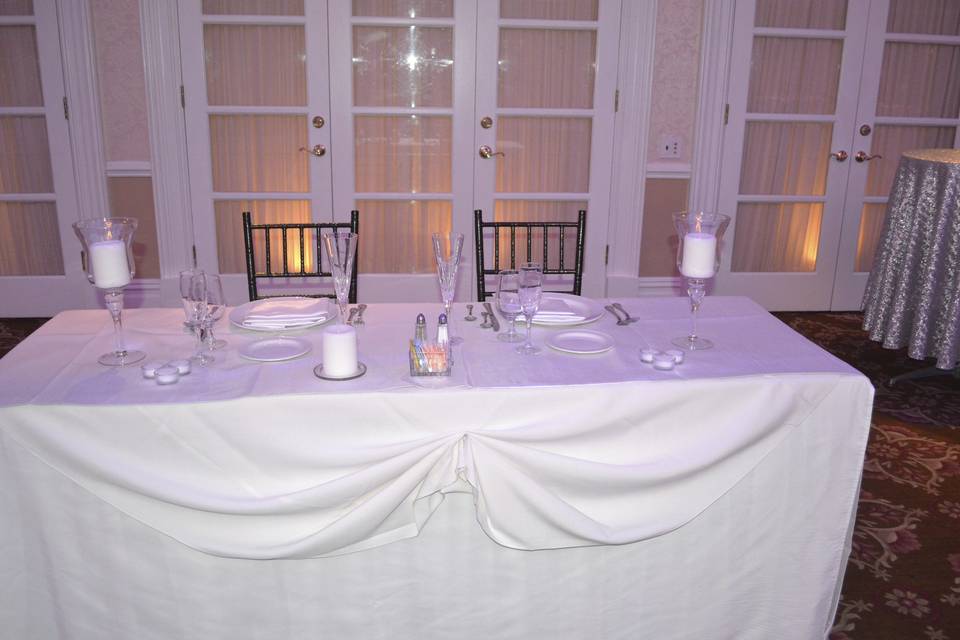 Sweethearts table