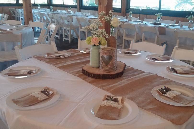 Rustic centerpieces