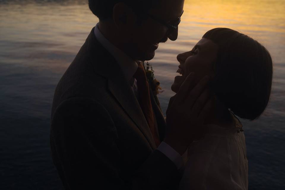 Sunset elopement