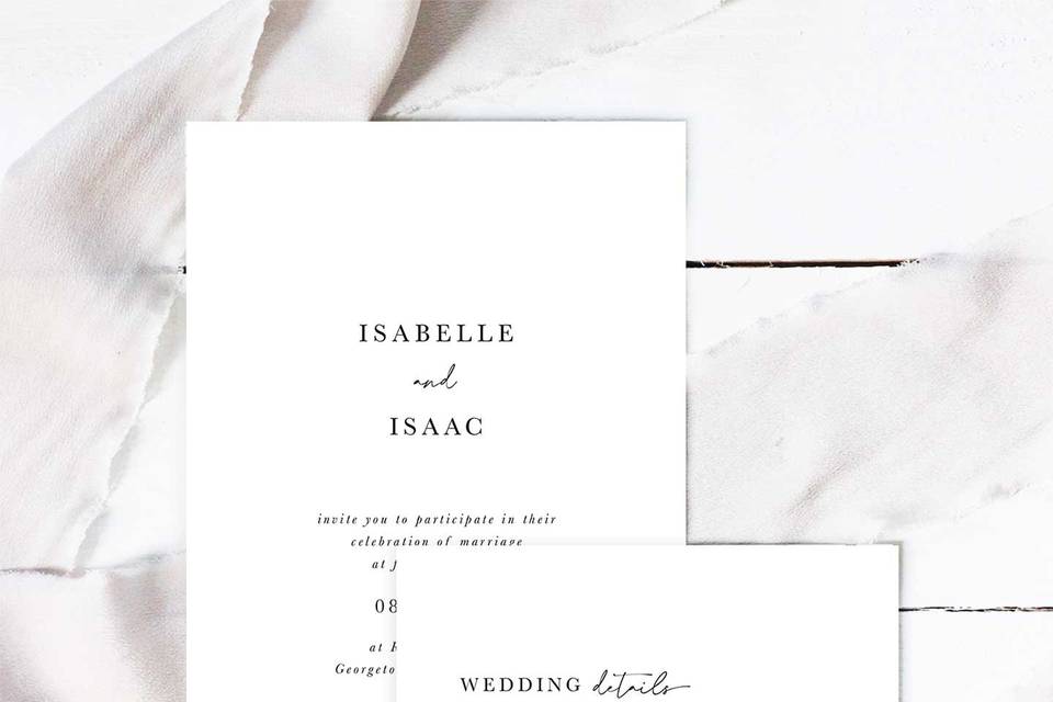 Isabelle and Isaac invite suite