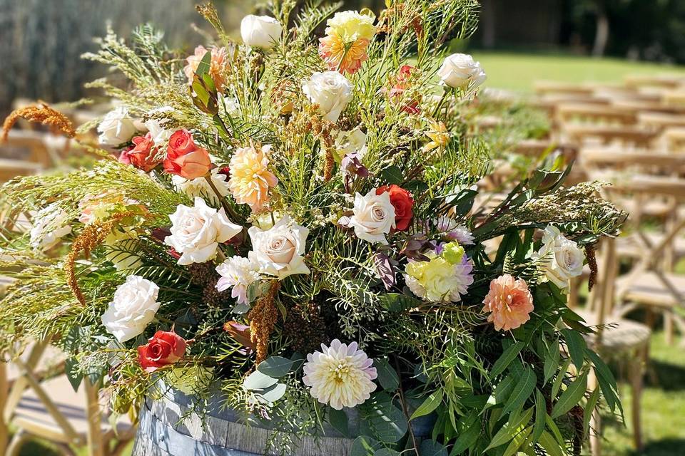 Aisle decor
