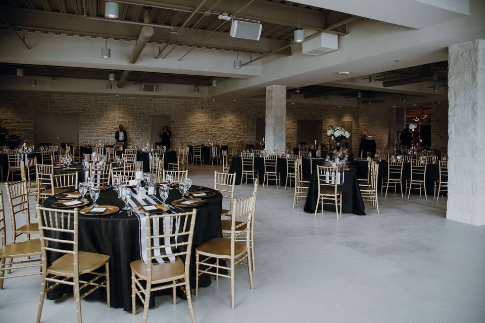 Black table linens