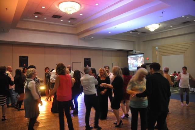 Example of dance floor 'Up Lights