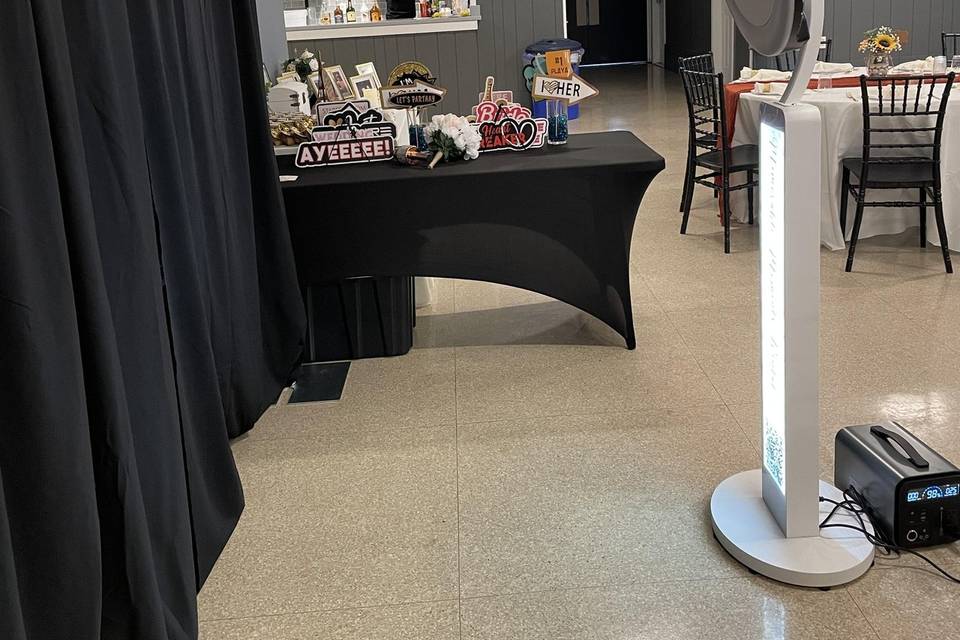 Selfie Booth Setup