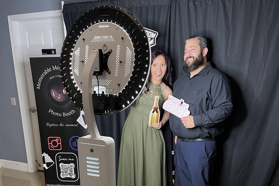 Selfie Booth at Wedding