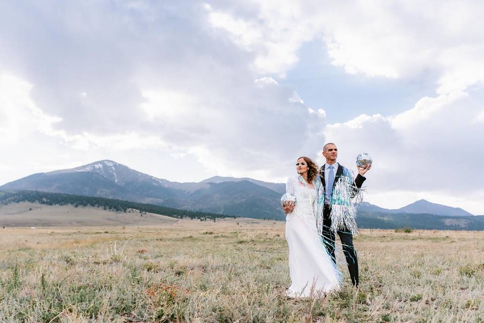 Disco Wedding Photos