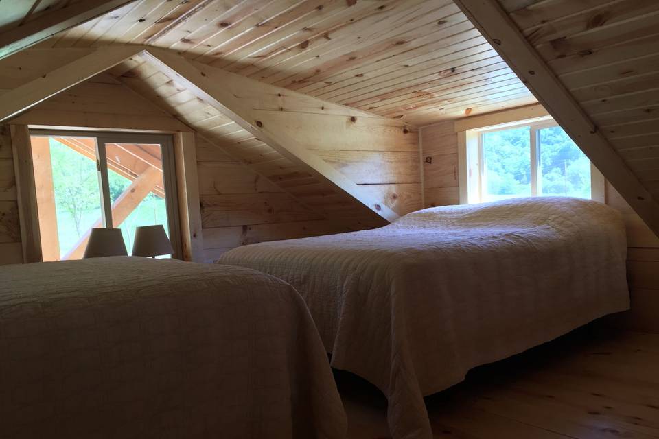 Loft with two full size beds