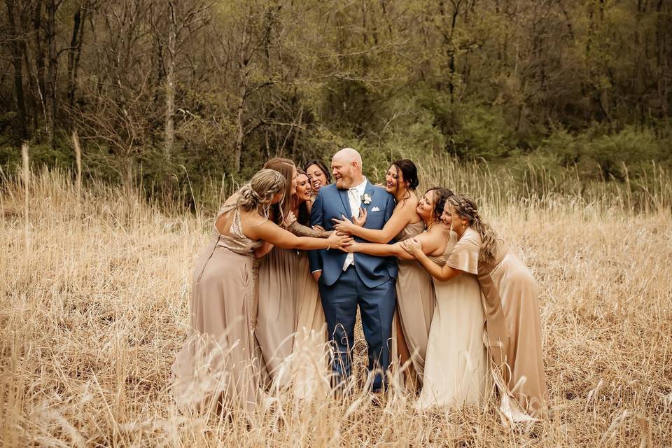 Groom &  Bridesmaids