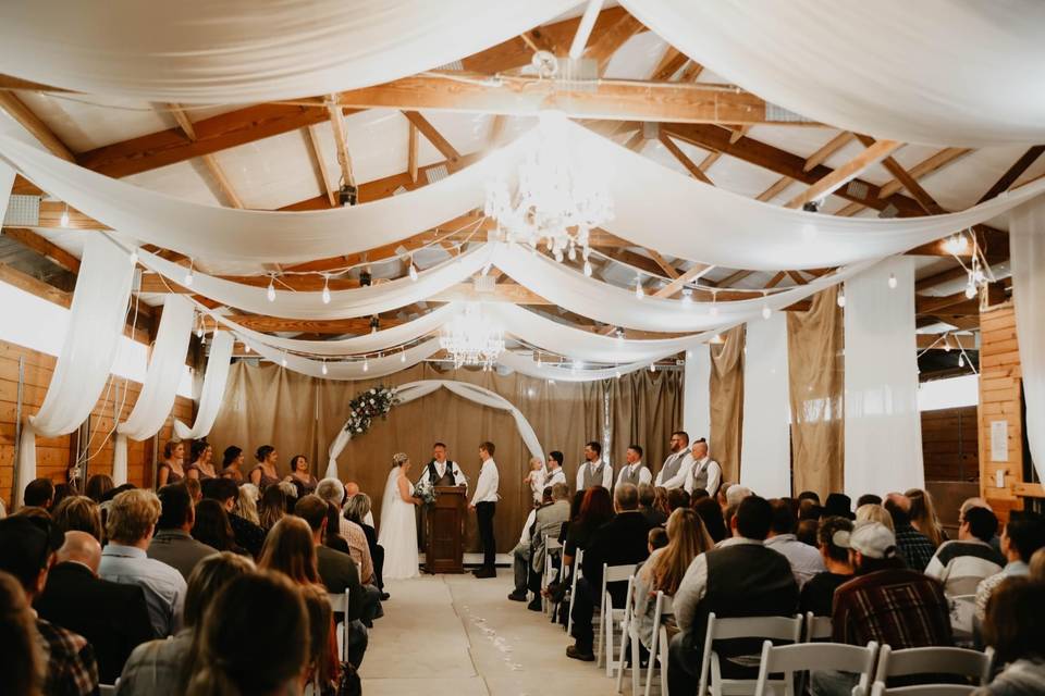 Indoor ceremony