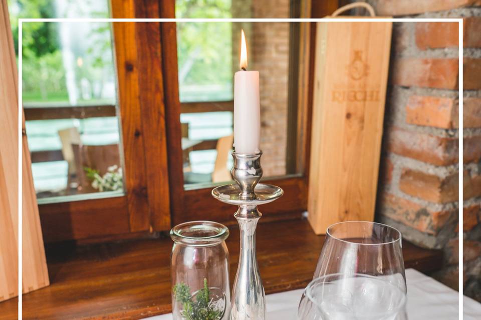 Table at the restaurant
