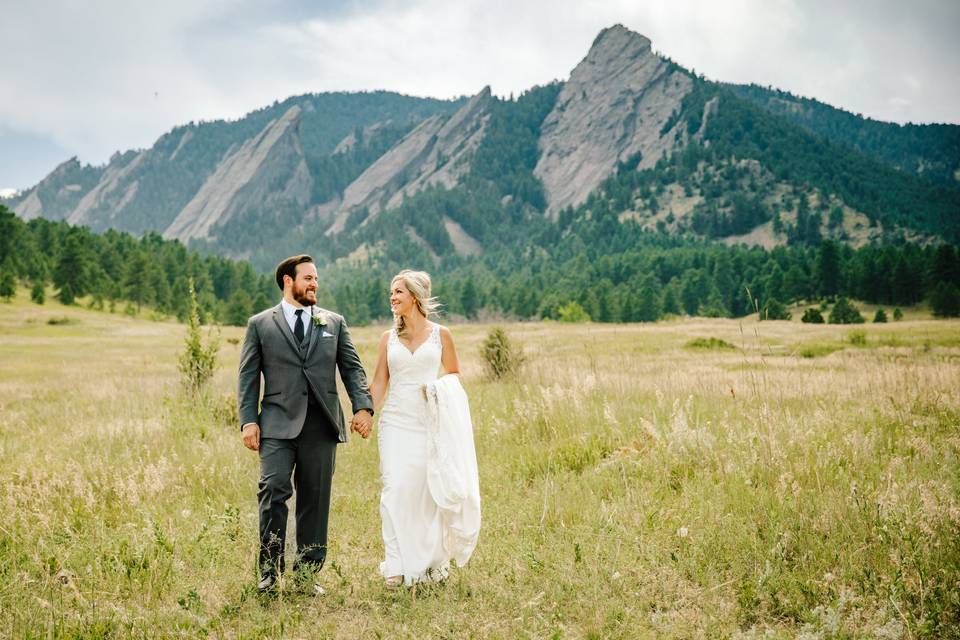 Summer Boulder wedding.