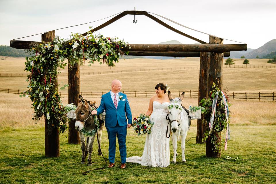 Spruce Mountain Ranch wedding.