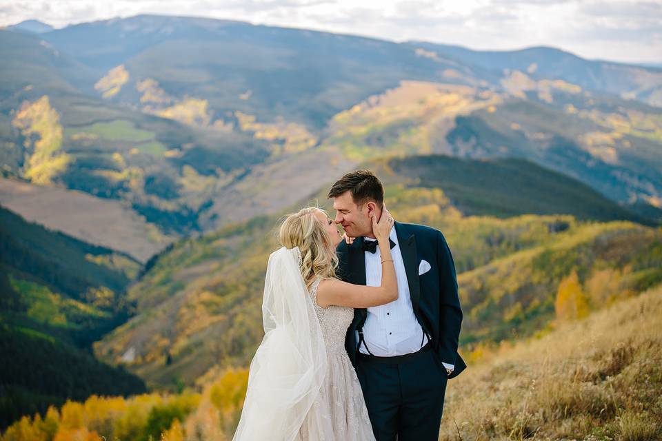 Fall Vail wedding.