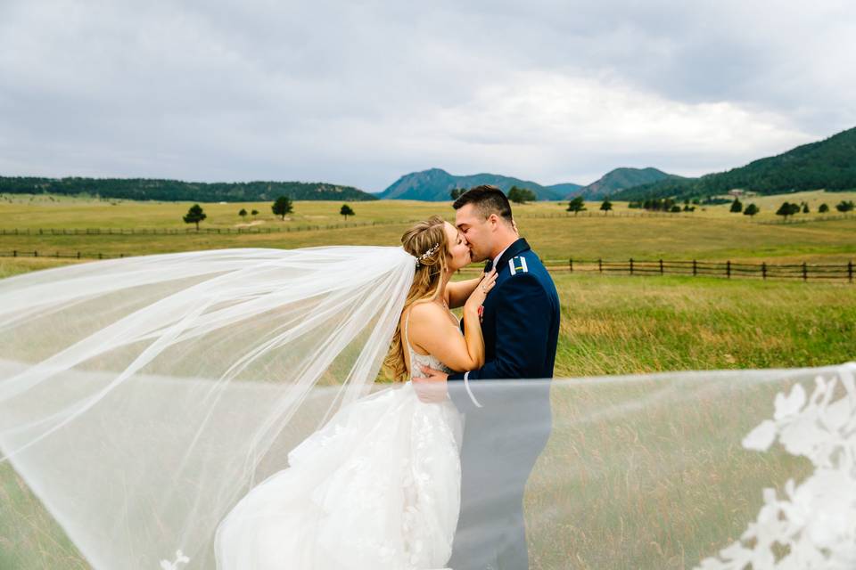 Spruce Mountain Ranch wedding.