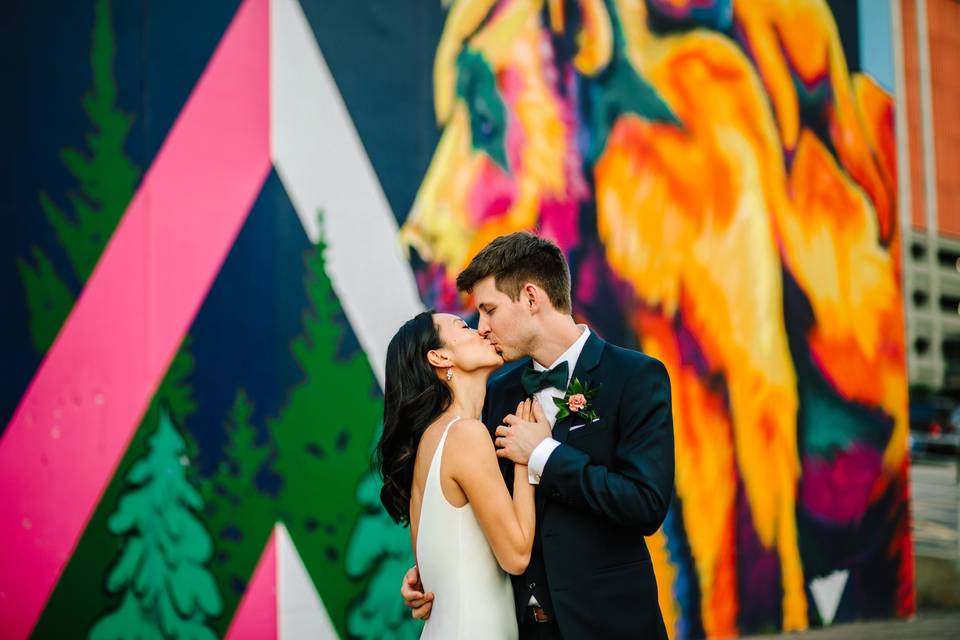 Downtown Denver wedding.