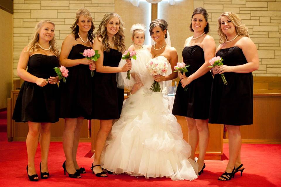 The bridal party