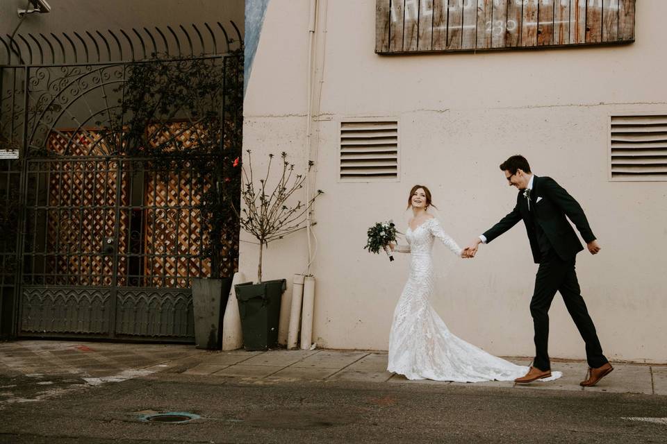 Bride and groom