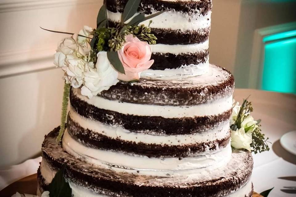 Delicious three-tier cake