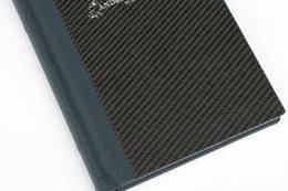 Carbon Fiber Album with Custom Monogram