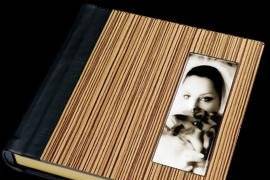 Wooden Series Album with 3x7 Cameo